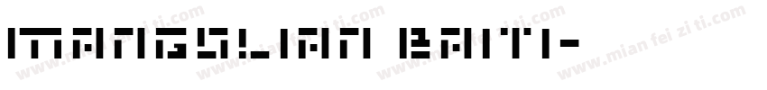 Mangolian Baiti字体转换